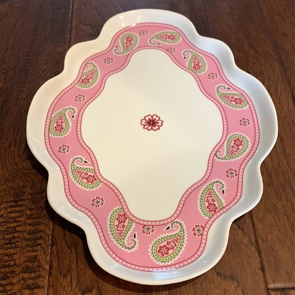 Vera Bradley (My Home) Andrea by Sadek Platter Plate Vanity Tray